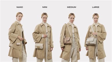 fendi baguette cream|Fendi baguette size chart.